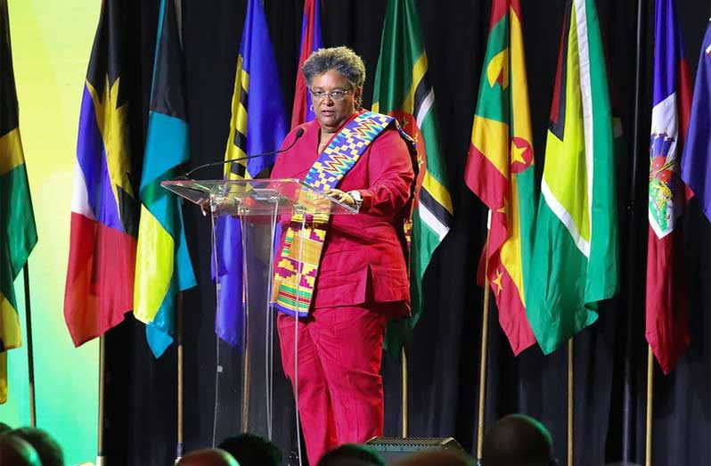 Prime Minister Mia Mottley of Barbados