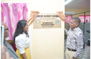 The $62.5M Mibicuri Nursery School was officially commissioned by Minister of Education, Sonia Parag. The facility, which can comfortably accommodate 100 learners, contains four spacious classrooms, a kitchen, a sickbay, and an office space