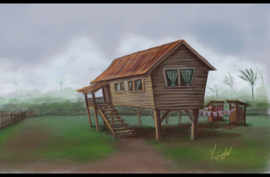 Country Breeze, digital art by Michael Griffith