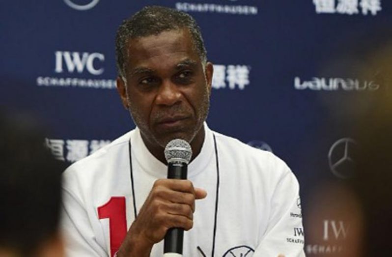 Legendary fast bowler Michael Holding