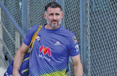Michael Hussey has now been cleared to return to Australia on a commercial flight via Doha ( BCCI/IPL