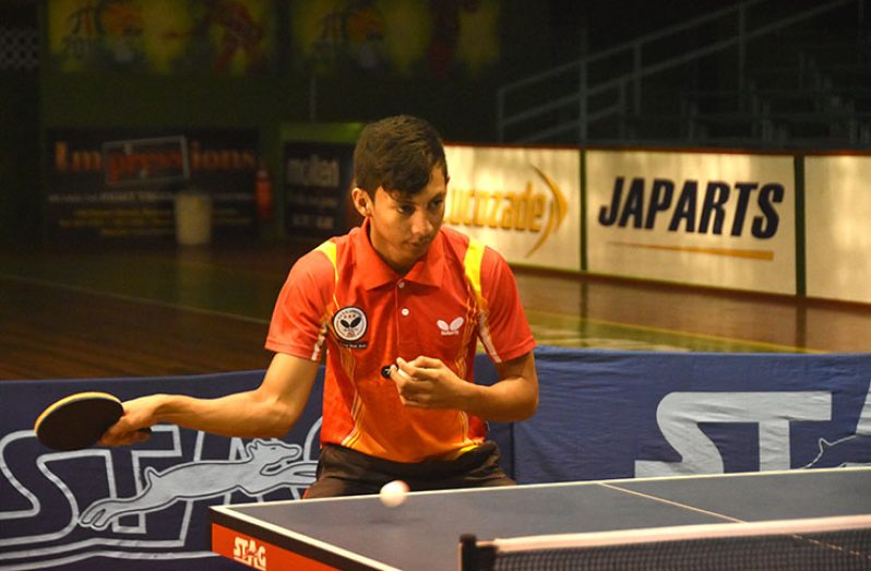 Miguel Wong in action.