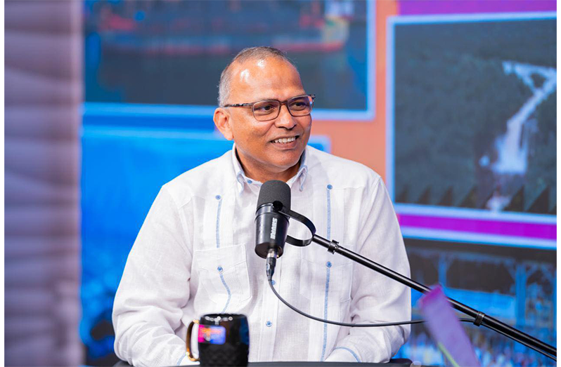 Minister of Health Dr. Frank Anthony speaking recently on the ‘Starting Point’ podcast