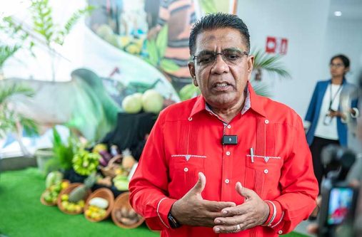 Minister of Agriculture Zulfikar Mustapha says the agriculture sector accounts for almost 70 per cent of the applications to the Guyana Development Bank (Delano Williams photo)