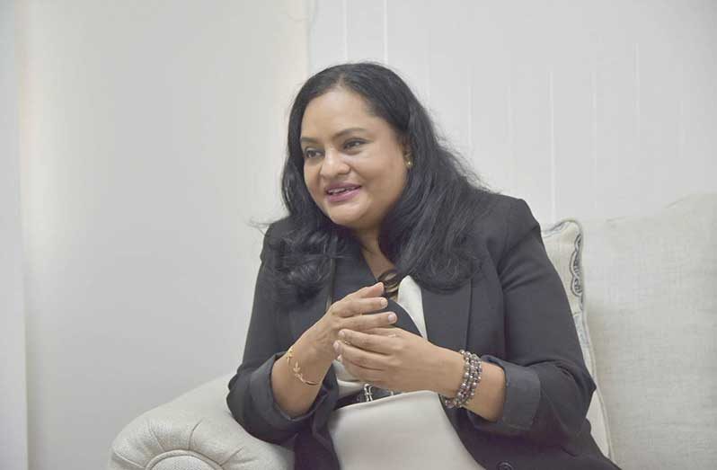 Minister of Human Services and Social Security Dr. Vindhya Persaud said the ministry will be expanding several flagship initiatives, with a strong focus on women, persons living with disabilities, survivors of violence and the elderly in 2026 (Sachin Persaud photo)