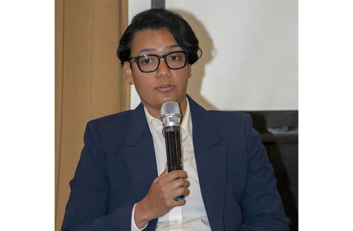 Serving as the representative for the PPP/C was Minister of Housing and Water Susan Rodrigues, who, during Tuesday’s Townhall meeting, underscored her government’s commitment to justice, respect, and equal access for all Guyanese (Japheth Savory photo)