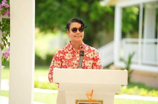 Minister of Tourism, Industry and Commerce Susan Rodrigues
