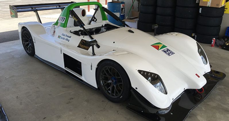 Ming’s new toy! Calvin Ming’s new Suzuki Radical SR-3 arrives in Barbados yesterday, ahead of the country’s Festival of Speed, billed for May 7-8.