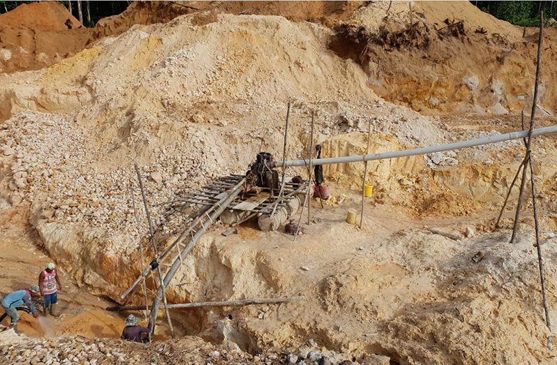 Mining in Port Kaituma
