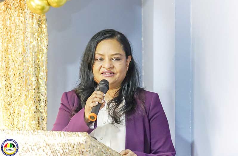 Minister of Human Services and Social Security Dr. Vindhya Persaud