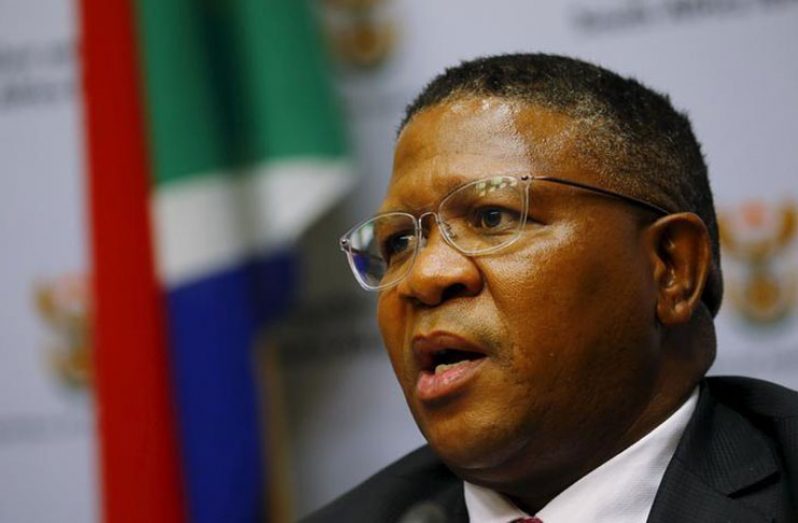 South African Sports Minister Fikile Mbalula.