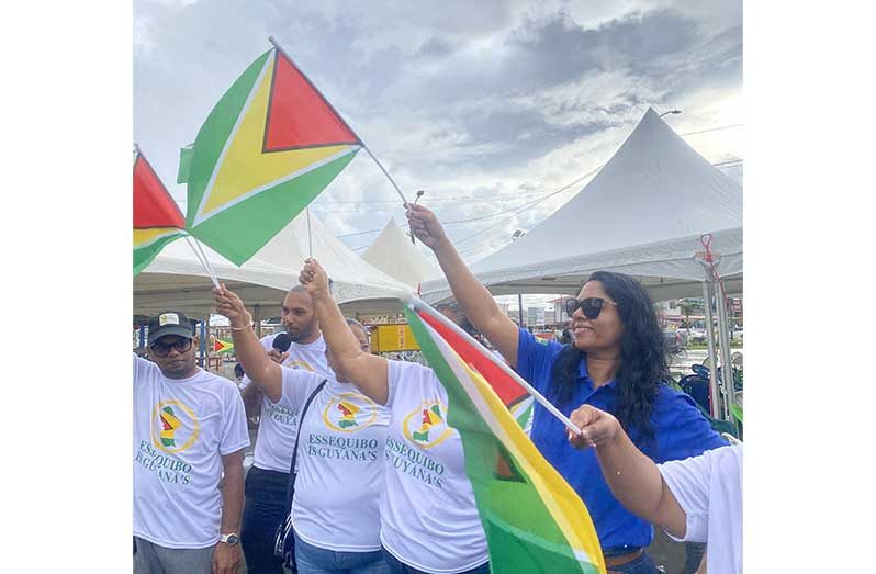 Minister of Local Government and Regional Development, Sonia Parag, at the Flag Day at Anna Regina