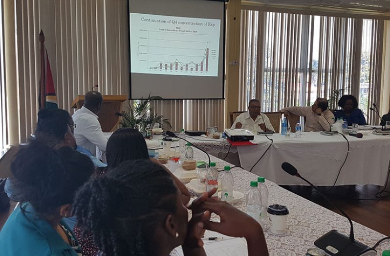 Officials at the conference on Wednesday (MoIPA photo)