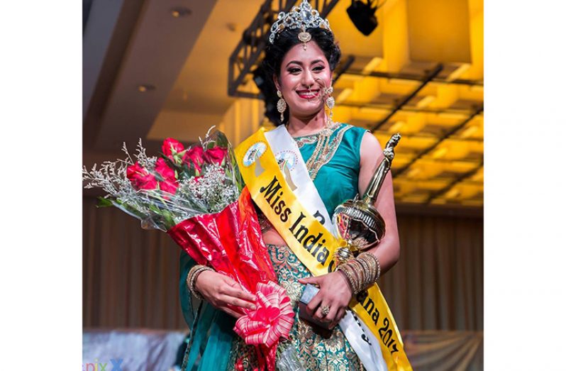 Reigning Miss India Guyana Sangeeta Bahadur