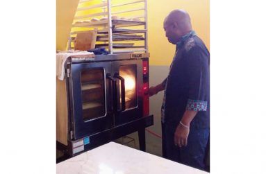 Mitchell works with some of the latest equipment that makes his work more efficient 
