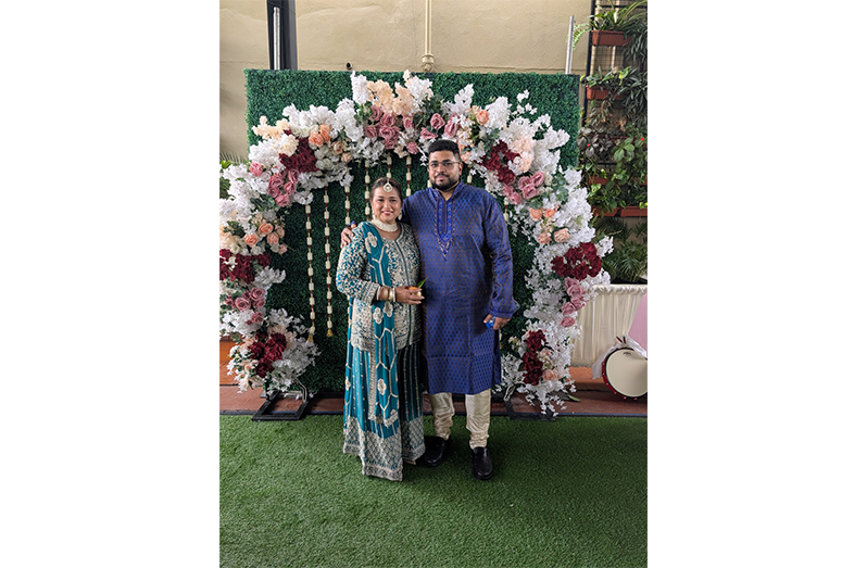 Mitranand Singh and his mother, Meera Mookram