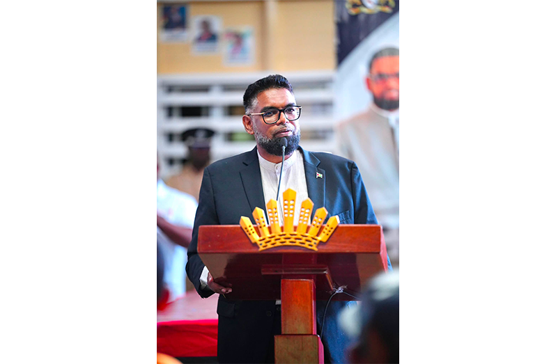President, Dr Irfaan Ali