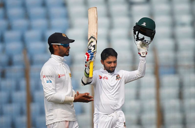 Mominul Haque became the first Bangladesh player to score centuries in each innings of a Test.