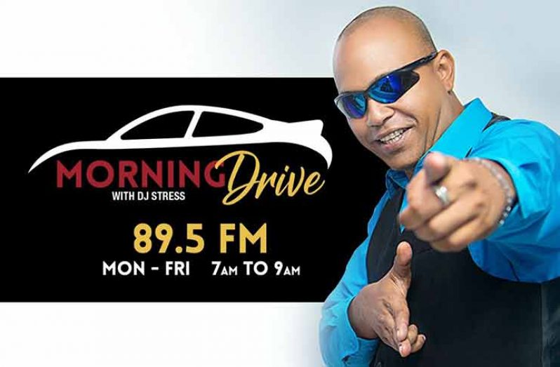 Host for the Morning Drive Show, Paul Bonar aka DJ Stress.