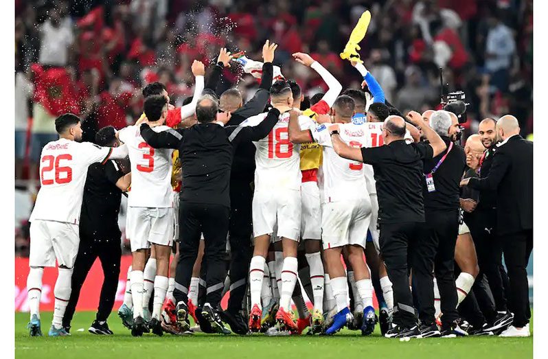 Morocco powered into the last 16 of the World Cup for the first time in 36 years
