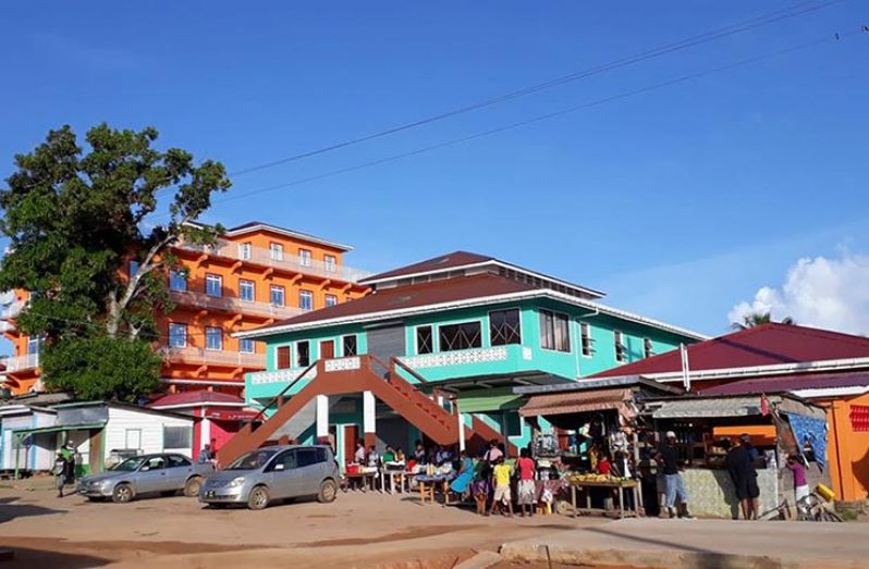 A section of the village of Kumaka at Santa Rosa, Moruca. (Jean La Rose photo)