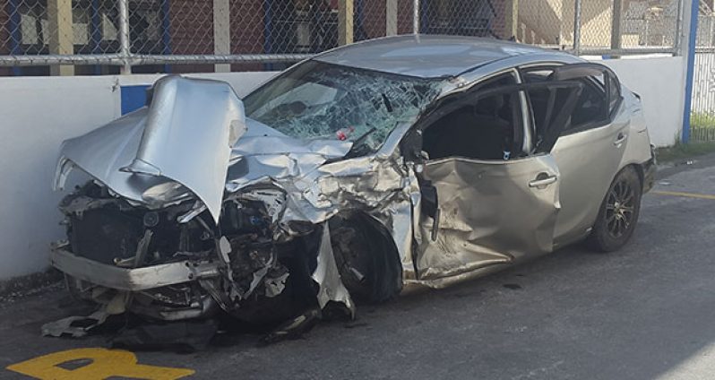 The motorcar the toddler was in at the time of the accident