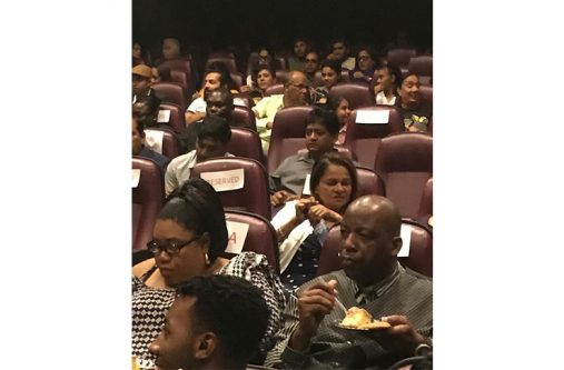 A section of the audience at the premiere of the movie earlier this week.
