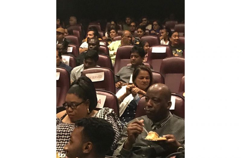 A section of the audience at the premiere of the movie earlier this week.