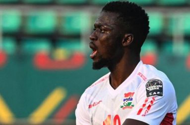 Musa Barrow kept his composure to score his second goal at the Nations Cup
