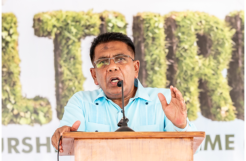 Minister of Agriculture, Zulfikar Mustapha (Delano Williams photo)