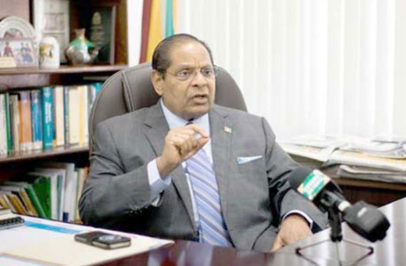Prime Minister, Moses Nagamootoo