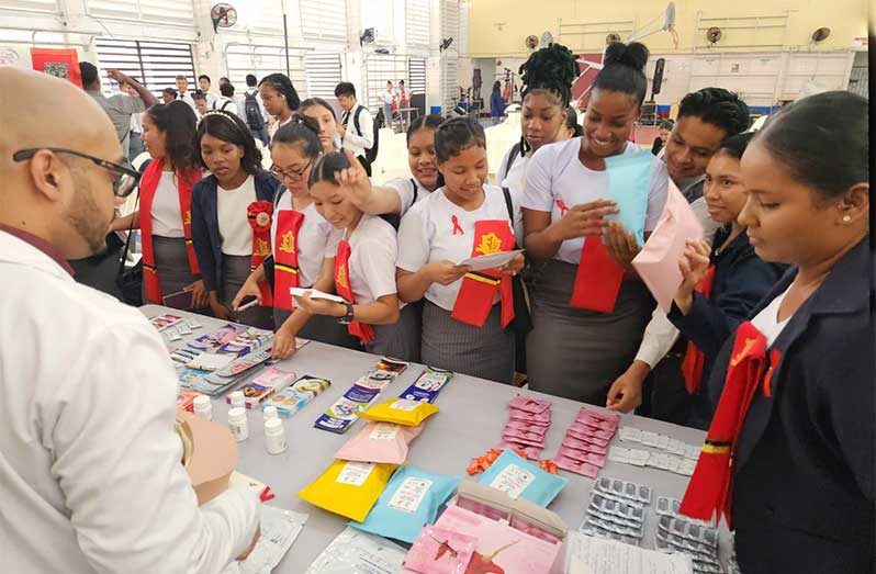 The National AIDS Programme Secretariat conducted a World AIDS Day sensitisation session at the Cyril Potter College of Education recently