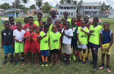 Coach Benayah and Members of His Youth Camp