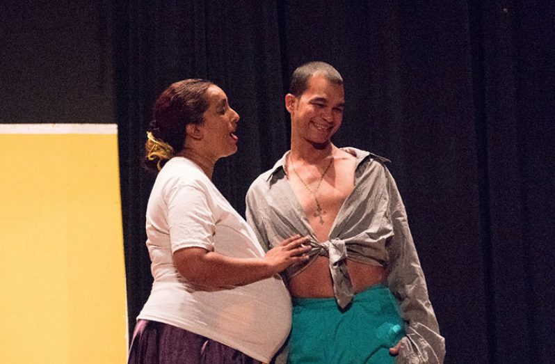 Famed Nothing to Laugh About characters “Radica” (left) and “Credit” played by Leza Singh and Michael Ignatius respectively