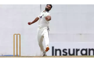 Auqib Nabi picked up three wickets in the second innings