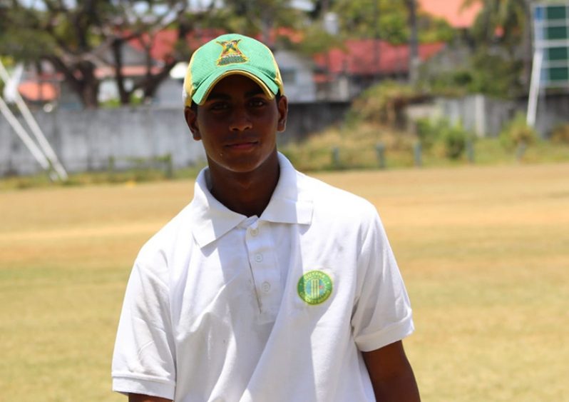 West Indies Under-19 hopeful Matthew Nandu