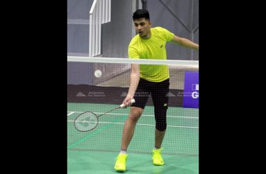 Guyana’s top male badminton player Narayan Ramdhani performed well at the championships.