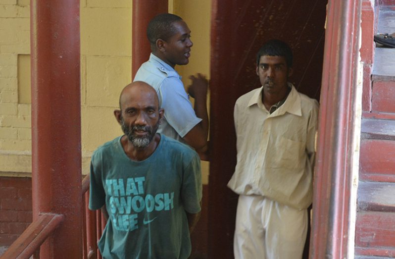 Paul Narine, left, and Iswan Singh, right