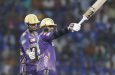 Sunil Narine brought up his 50 in 27 balls•BCCI