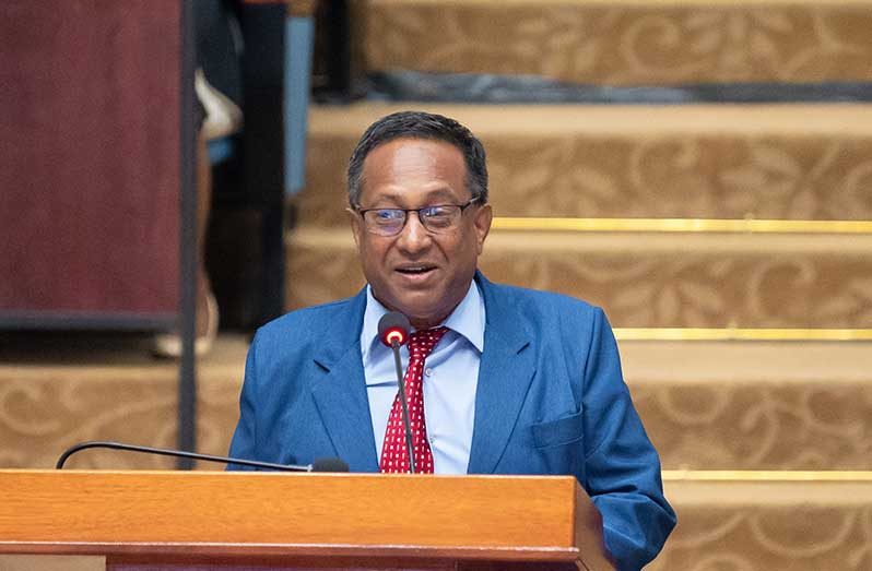 Government Member of Parliament Seepaul Narine (Delano Williams photo)