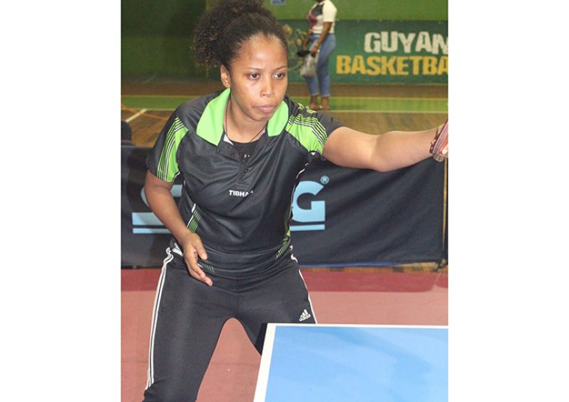Natalie Cummings, one of the best locally based female players.
