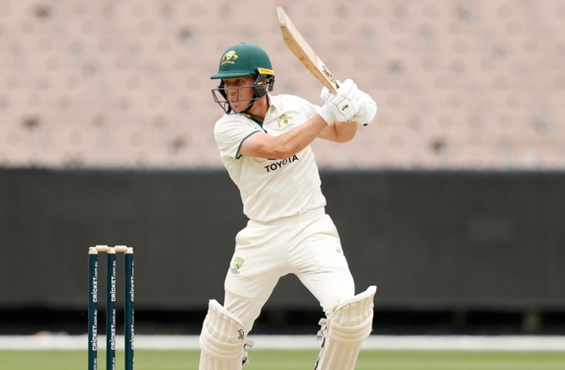 Nathan McSweeney is set to open the batting on his Australia debut against India.