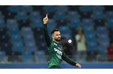 Mohammad Nawaz contributed with both bat and ball • AFP/Getty Images