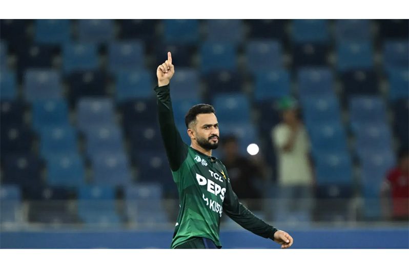 Mohammad Nawaz contributed with both bat and ball • AFP/Getty Images