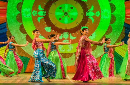 Indian dance in motion
