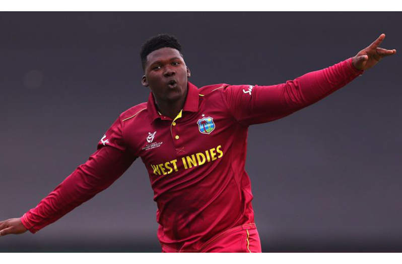 Left-arm spinner Ashmead Nedd