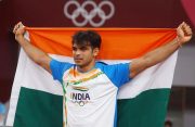 Neeraj Chopra’s best throw of 87.58 metres claimed a historic first Olympic athletics gold medal for India.