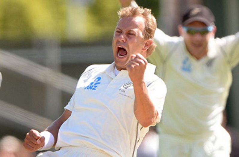 Seamer Neil Wagner was named Man-of-the-Match for his haul of nine for 141 in the Test.
