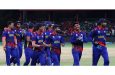 The Nepal Cricketers after their one-run loss to South Africa