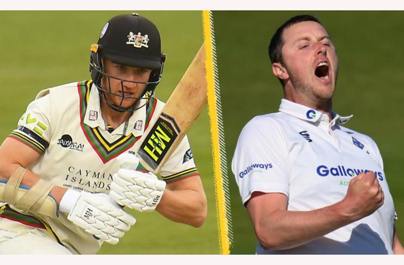 James Bracey (left) and Ollie Robinson are in the squad for Tests which begin on June 2 (Lord's) and June 10 (Edgbaston).